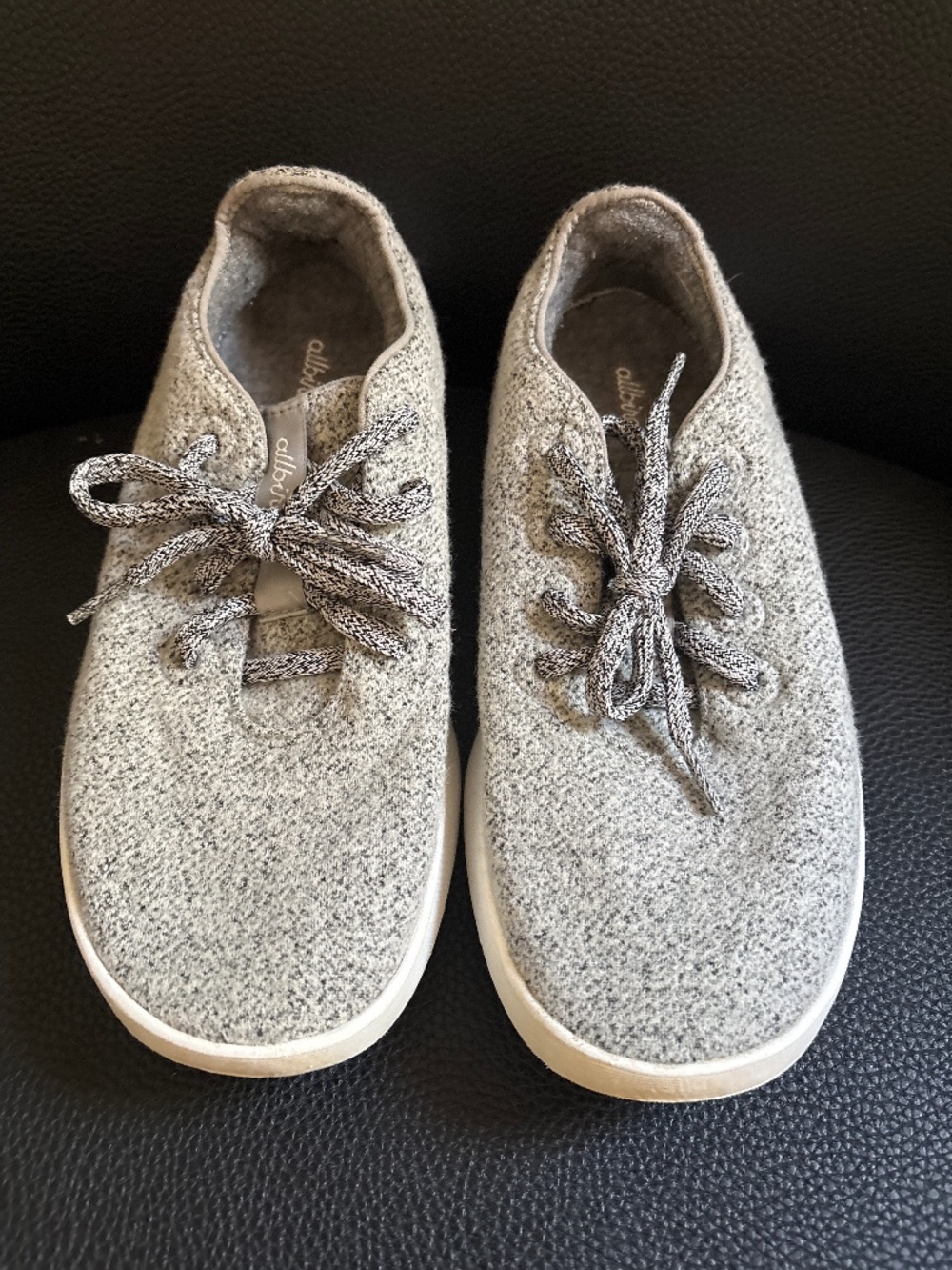All birds wool grey tennis shoes